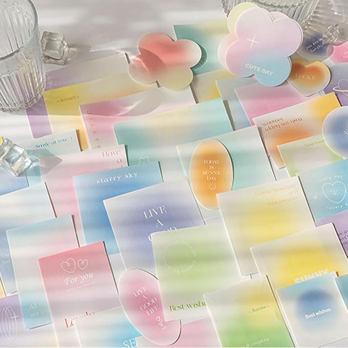 SIBLYMONA 200Pcs Vintage Memo Material Pack Memo Collection Series for Scrapbooking, Junk Journal Supplies DIY Art Crafts Bullet Journal Diary Album Planne (NO2)