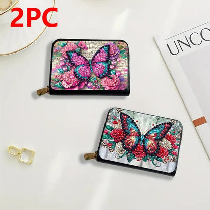 DDGYP 2PCS DIY Diamond Painting Wallet Making Kit,3.14 * 4.33 * 0.98in - Image 5