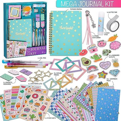 DIY Journal Kit for Girls, Scrapbook & Diary Supplies Set, Birthday Gifts for Teen Girls Craft Sets - Unleash Creativity Journaling Art Crafts Kit - Ideal Gifts for 8 9 10 11 12 13 14 Year Old Girl - Image 2
