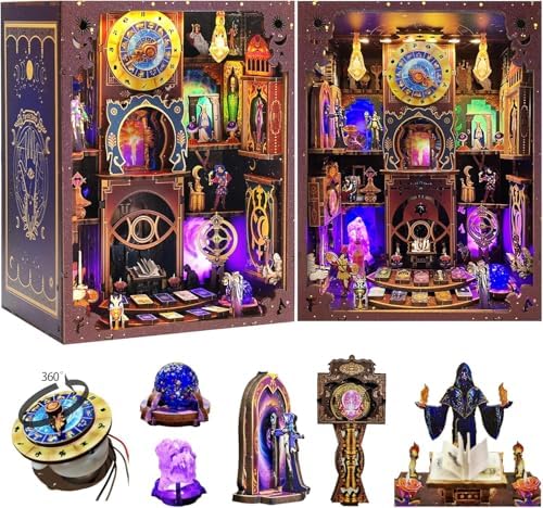 VORATHIS Book Nook Kit, DIY Miniature House for Adults (Mystical Tarot) by Unknown