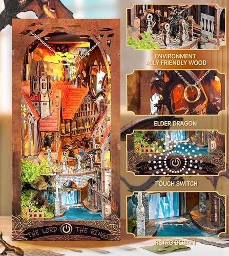 Spilay Book Nook Kit for Adults, Magic Miniature House Building Kit - Image 3