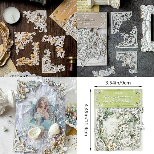 120 Scrapbook Embellishments Corner Frame for Scrapbooking Supplies - Image 2