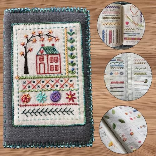 Stitch Book, Embroidery Stitch Book Kit, Embroidery Books of Stitches - Image 3