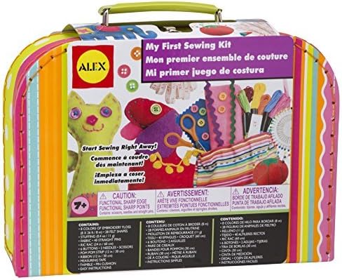 My First Sewing Kit by Alex Crafts, Perfect for Beginners, Arts and Crafts Colorful and Fun Sewing Projects to Learn the Basic Skills of Sewing (Ages 7+) - Image 2