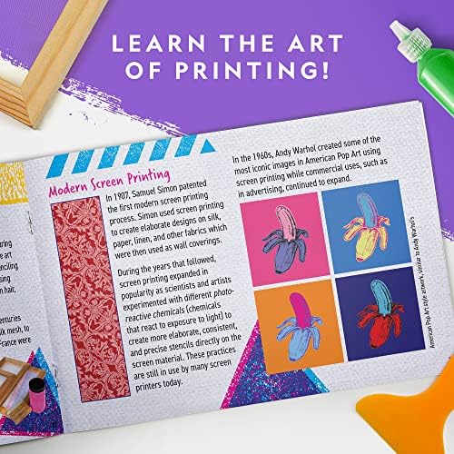 National Geographic Screen Printing Arts and Crafts Kit for Kids - Image 6