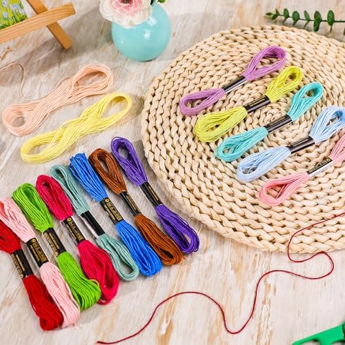 LOVIMAG Embroidery Thread 180pcs Friendship Bracelet String Floss Kit Yarn - Image 3