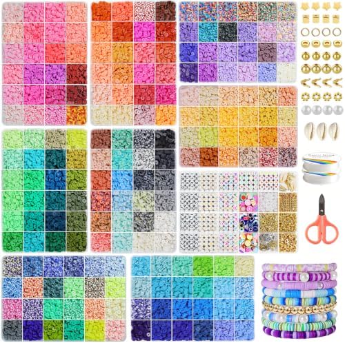 Redtwo 30000 Pcs Clay Beads 192 Colors Bracelet Making Kit by Redtwo