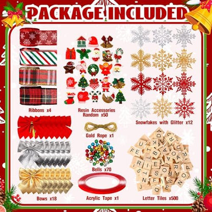 Gerrii 676 Pcs Christmas Ornament Kits DIY Holiday Crafts for Adults - Image 2