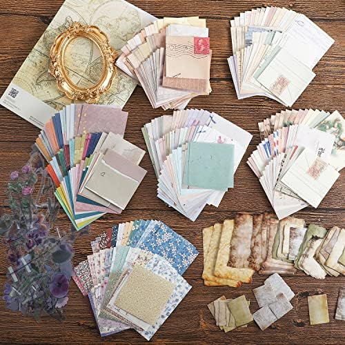 GNILLKO 445 PCS Vintage Scrapbook Supplies Kit - Image 2