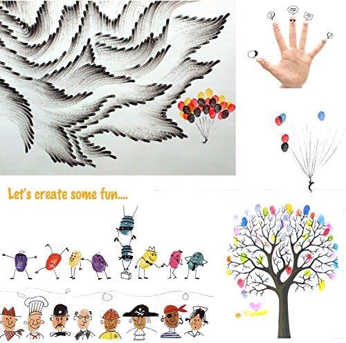 Lsushine 15 Colors Craft Ink Pads, Washable Stamp Pads for DIY Stamping - Image 3