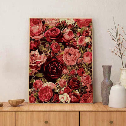 ZRIZQ Flowers Paint by Numbers Kit for Adults Beginner,Roses,16x20 - Image 7