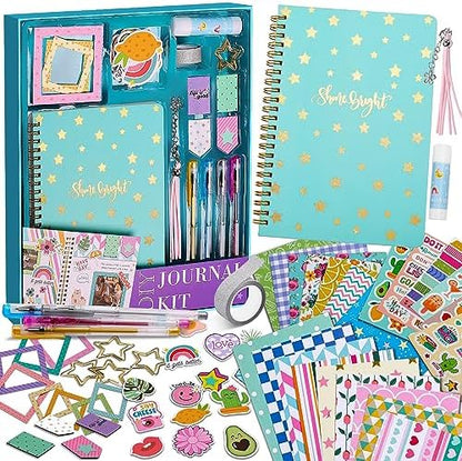 DIY Journal Kit for Girls, Scrapbook & Diary Supplies Set, Birthday Gifts for Teen Girls Craft Sets - Unleash Creativity Journaling Art Crafts Kit - Ideal Gifts for 8 9 10 11 12 13 14 Year Old Girl by BEARUN