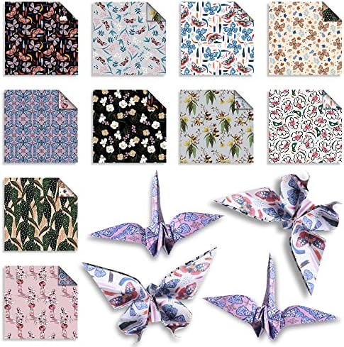 Origami Paper 6x6" Double Sided 50 Sheets 10 Colors Origami Kit,Craft Paper - Image 2