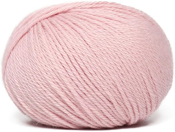100% Baby Alpaca Yarn Wool Set of 6 Skeins (300 Grams) DK Weight - Made in Peru - Heavenly Soft and Perfect for Knitting and Crocheting (Baby Pink, DK - 6 Skeins)