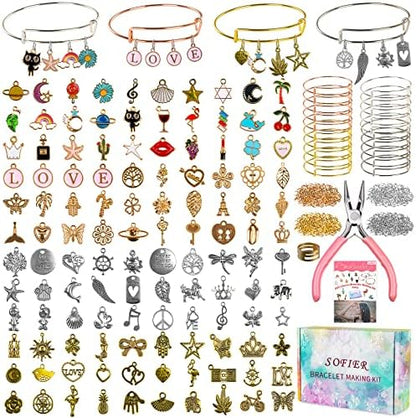 Sofier Bracelet Making Kit DIY Jewelry Supplies 542pcs for Teen Girls Women by SOFIER