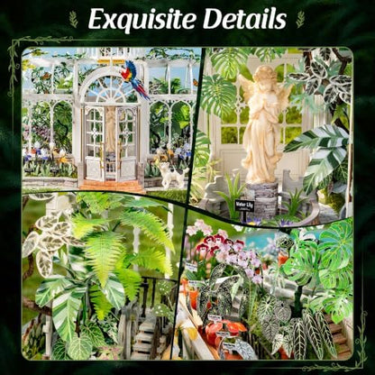 Rolife Oxygen Oasis DIY Miniature Greenhouse Kit Creative Gift for Adults - Image 3