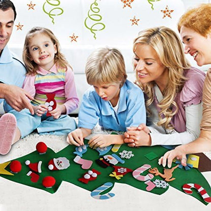 Aytai DIY Felt Christmas Tree for Toddlers, Hanging Christmas Decorations - Image 6