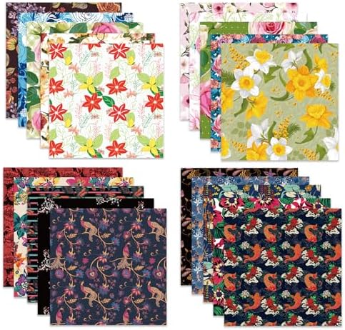 Origami Paper 100 Sheets, 6-Inch Square Double Sided Colored Craft Paper - Image 2