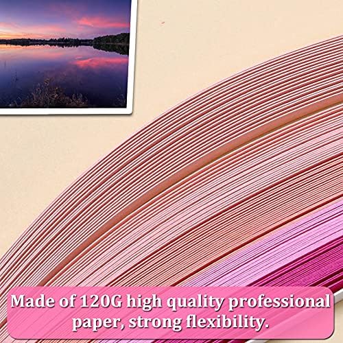 Zorfeter Multi-Color Quilling Paper Strips Kits, 3mm Width, 15" Length - Image 3