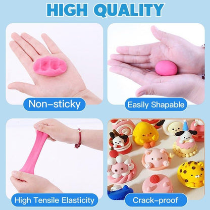 36 Colors Foam Air Dry Clay with Tools, Ultra Light Magic Modeling & Molding Clay Gift Set for Kids Adults, DIY Creative Art Crafts for Home, School - Image 3