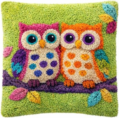 YOOTOM Owl Latch Hook Pillow Kits,DIY Cushion Making Crafts by YOOTOM