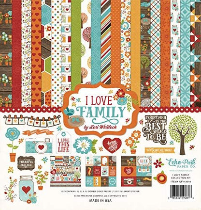 I Love Family Collection Kit by Echo+Park+Paper