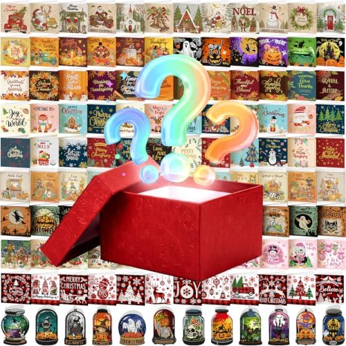 Saillong 24 Pack Surprise Blind Boxes Diamond Art Cards with Envelopes by Saillong