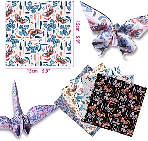 Origami Paper 6x6" Double Sided 50 Sheets 10 Colors Origami Kit,Craft Paper - Image 3