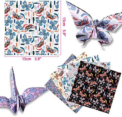 Origami Paper 6x6" Double Sided 50 Sheets 10 Colors Origami Kit,Craft Paper - Image 3