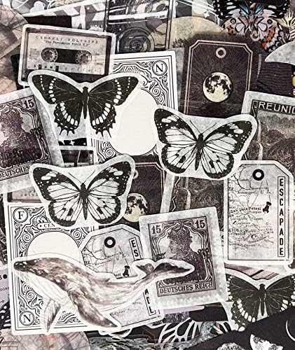 Vintage Ephemera Scrapbook Stickers,100 Pieces Star Universe Bundle Junk Journal Kit Supplies Material Paper Pack Decorative Aesthetic for Craft Art Bullet Junk Journal Planner Collage Album - Image 3