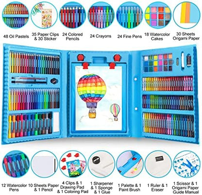 Art Supplies, 272 Pack Art Set Crafts Drawing Kit for Kids Girls Boys Teens - Image 2