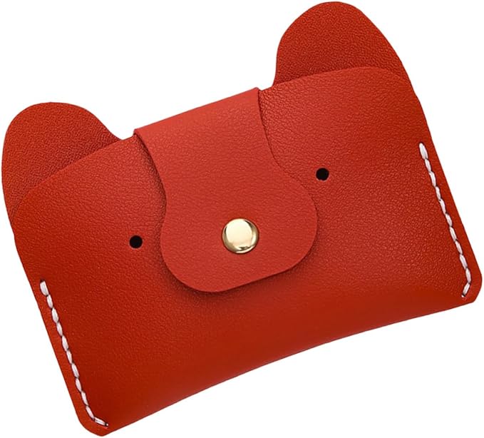 VOSAREA DIY Pu Dog Coin Purse Kit Simple Animal Cardholder Sewing Supplies for Beginners Craft Women and Girls