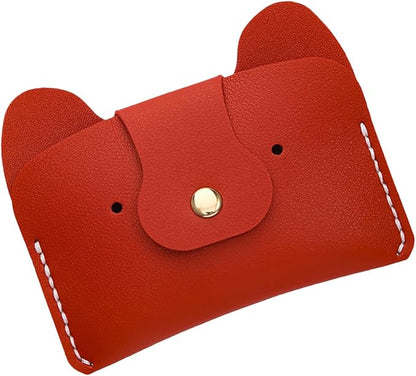 VOSAREA DIY Pu Dog Coin Purse Kit Simple Animal Cardholder Sewing Supplies for Beginners Craft Women and Girls