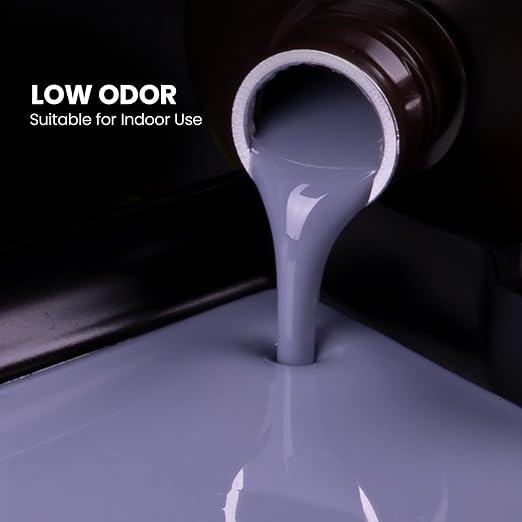 ELEGOO Water Washable 3D Printer Resin, 405nm UV Curing Photopolymer Resina for Mars Saturn Jupiter MSLA DLP LCD Impresora with Low Odor, 2000Gram Ceramic Grey