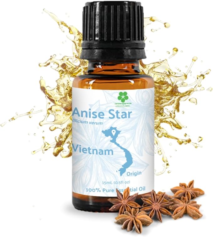 Nature Packaged Star Anise Essential Oil - Direct from Malagassi Essential Oils - Premium Star Anise Seed Oil for Aromatherapy, Diffuser, Candle, Soap, Skin and Hair (8oz)