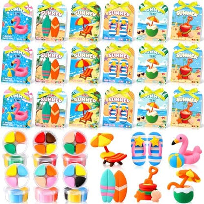 Capoda 30 Sets Summer Air Dry Clay Kits for Kids Back to School Gifts Bulk by Capoda
