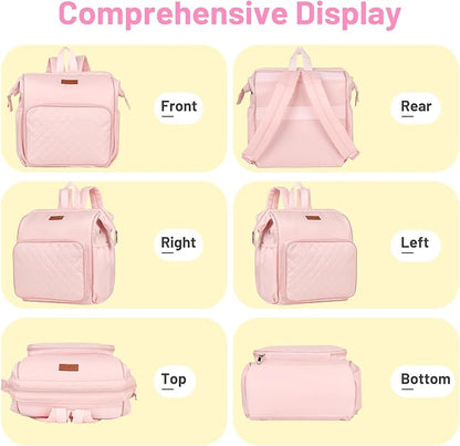 Coopay Traveling Crochet Kit for Beginners Adults, All in One Crochet Kit Include Knitting Bag Backpack Crochet Hooks Crochet Yarn for Crocheting Book Crochet & Knitting Supplies, Ideal Crochet Gift