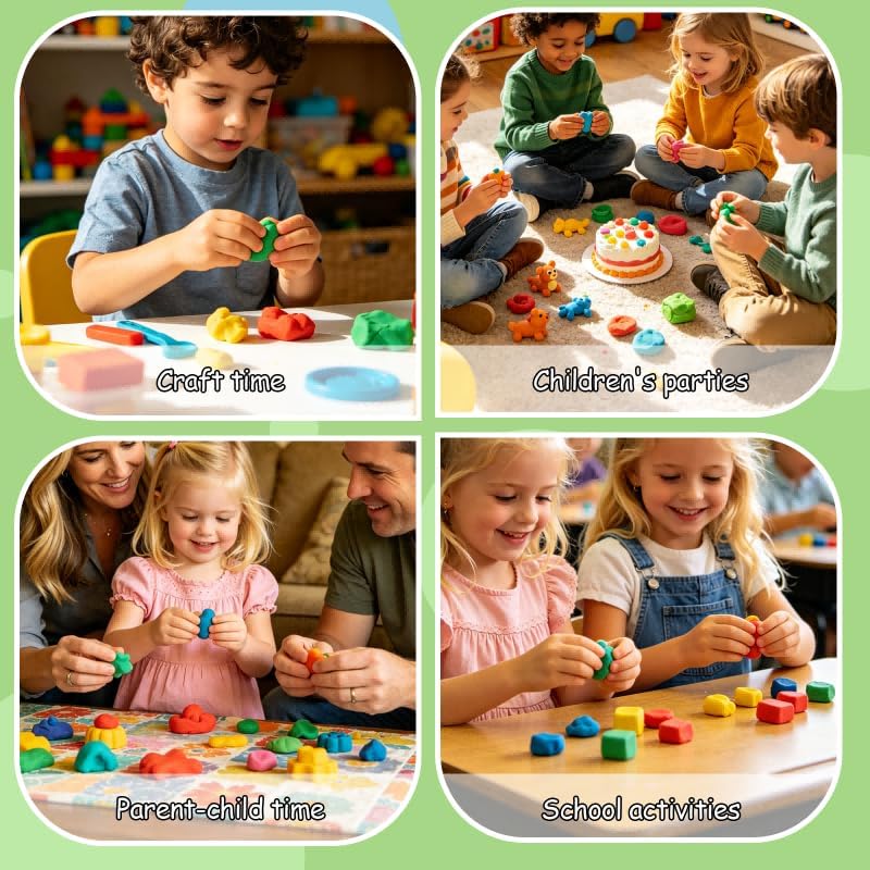 MuseLuxe 160 Colors Air Dry Clay Kit with Sculpting Tools - Image 6