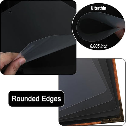 ADVcer 30 Sheets 9.84 x 10.24" Clear Insert Page Protectors Film - Exclusive Customized (NOT Pocket Non-adhesive) Acid Free Flexible Photo Sheet Divider, ONLY match ADVcer 10x10 Photo Album Scrapbooks