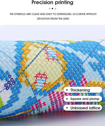 DYAIANGMU 4 Pack Stamped Cross Stitch Kit for Adults 13.7x13.7 inches - Image 6