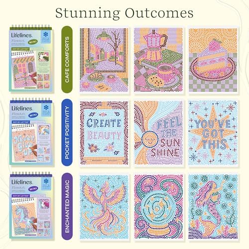 Lifelines FlowArt Mini Activity Pads, 6-Pack, Dot-by-Letter Coloring Books - Image 6