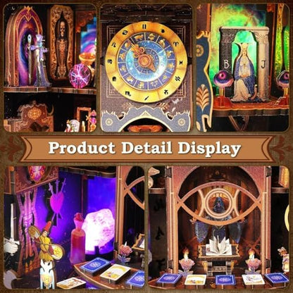 VORATHIS Book Nook Kit, DIY Miniature House for Adults (Mystical Tarot) - Image 3