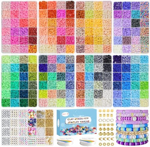 Redtwo 28000 Pcs 192 Colors Clay Beads Bracelet Making Kit by Redtwo