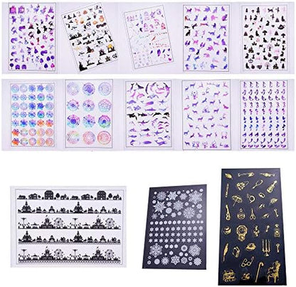 UV Epoxy Resin Crystal Clear + Pearlescent Liquid Pigments + Silicone Molds + Open Back Bezels + Decoration Sheets + Tweezers + Mini Light, Jewelry Making Kit Pendants Earrings Resin Art Craft Set - Image 3