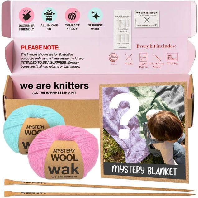 We Are Knitters Mystery Baby Blanket: My First Kit by WEAREKNITTERS