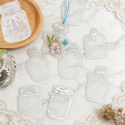 Dried Flower Bookmark Making,40PCS DIY Transparent Bookmarks for Pressed Dried Flowers, Handmade Clear Plastic Floral Book Marks for Gifts, Classroom Projects & Reading, by Unknown