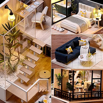 DIY Miniature Dollhouse Kit with Furniture Plus Dust Proof & Music Movement - Image 5