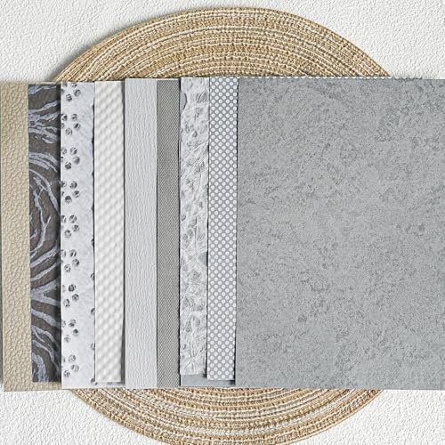 30 Pcs Handmade A5 Textured Scrapbook Paper and Mesh, Junk Journal Supplies - Image 4