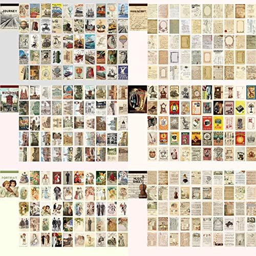 12 Sets 600 Sheets Washi Stickers for Journaling, Map Nature Celestial Portrait Boho Stickers Vintage Aesthetic Scrapbook Sticker Set for Bullet Journal Art Diary Card Craft Gifts Planner Notebook - Image 3