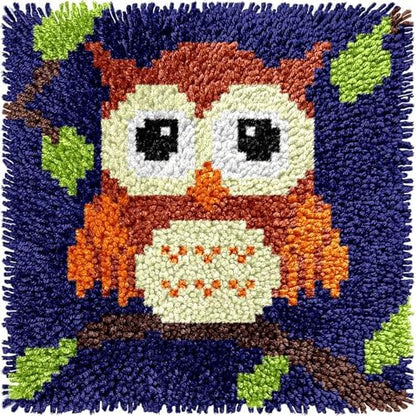 Puzamen Latch Hook Kit, 12in Small Latch Hook Rug Kits for Adults Beginners by Puzamen